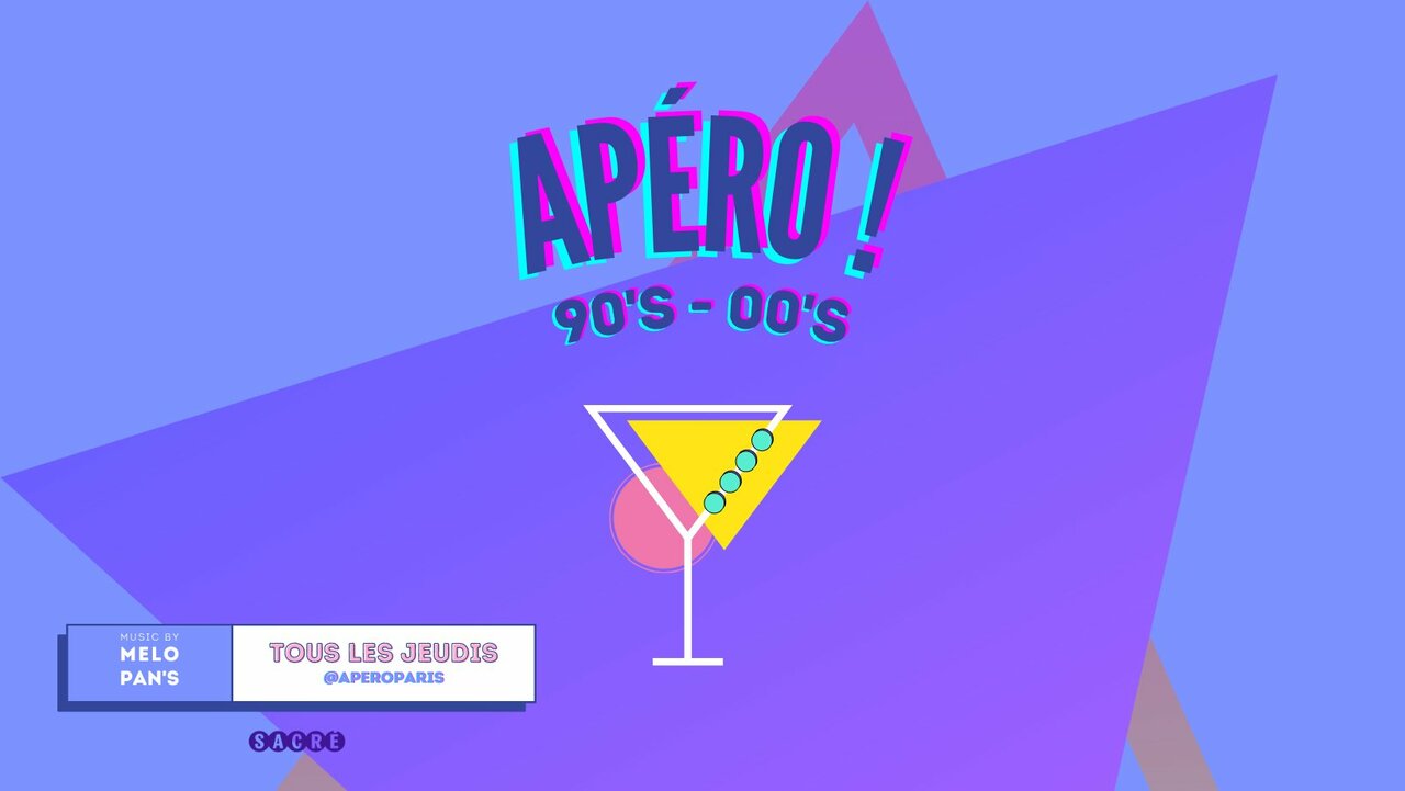 Agenda Apéro! - 90's & 00's